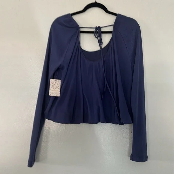 Free People We The Free Bondi Knit Waffle Thermal Top - Picture 4 of 10